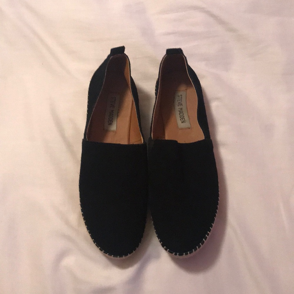 Size 7 Steve Madden slip ons / espadrilles